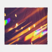 Abstrakte xmas Gold Glitzern oder Glitzer Lichter. Fleecedecke (Vorderseite (Horizontal))