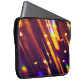Abstrakte xmas Gold Glitzern oder Glitzer Lichter. Laptopschutzhülle (Vorne Rechts)