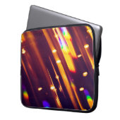 Abstrakte xmas Gold Glitzern oder Glitzer Lichter. Laptopschutzhülle (Vorderseite Links)