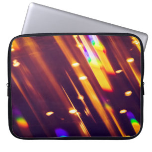 Abstrakte xmas Gold Glitzern oder Glitzer Lichter. Laptopschutzhülle