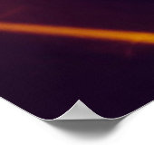 Abstrakte xmas Gold Glitzern oder Glitzer Lichter. Poster (Ecke)