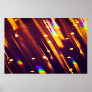Abstrakte xmas Gold Glitzern oder Glitzer Lichter. Poster