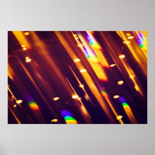 Abstrakte xmas Gold Glitzern oder Glitzer Lichter. Poster (Vorne)