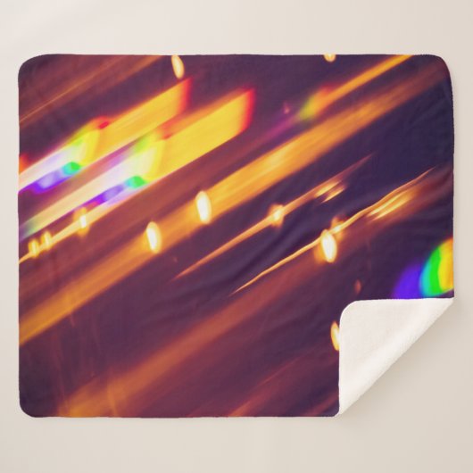 Abstrakte xmas Gold Glitzern oder Glitzer Lichter. Sherpadecke (Vorderseite (Horizontal))