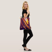 Abstrakte xmas Gold Glitzern oder Glitzer Lichter. Tasche (Am Model)