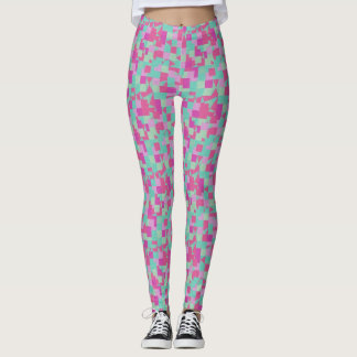 Abstrakte Yoga Fitness Leggings
