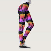 Abstrakte Yoga Lady Leggings (Rechts)
