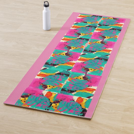 Abstrakte Yoga Mat Yogamatte (Beispiel)
