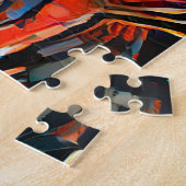 Abstrakte Yoga-Pose | Herausforderung Hard Jig Puzzle (Seite)