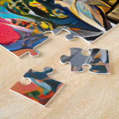 Abstrakte Yoga-Pose | Herausforderung hart Puzzle (Seite)