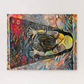 Abstrakte Yoga-Pose | Herausforderung hart Puzzle (Horizontal)