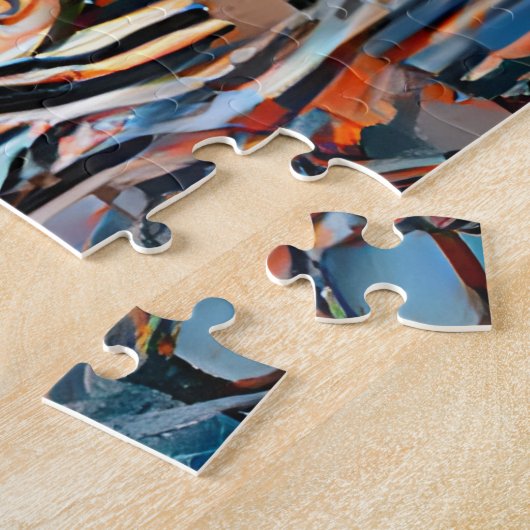 Abstrakte Yoga-Pose | Herausforderung hart Puzzle (Seite)