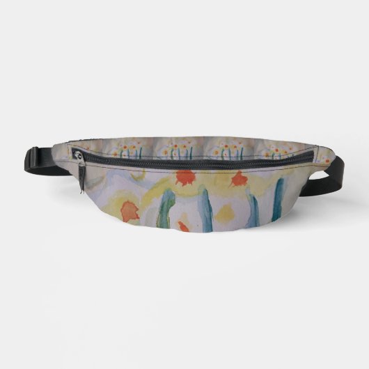 Abstrakte Zahnarztnadel Bauchtasche (Vorderseite)