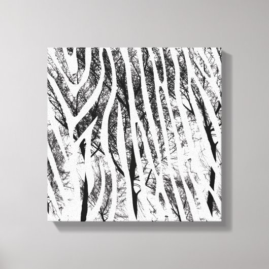 Abstrakte Zebra Canvas Print Leinwanddruck (Vorderseite)