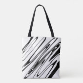 Abstrakte Zebra Print Tasche (Rückseite)