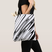 Abstrakte Zebra Print Tasche (Von Nahem)