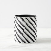 Abstrakte Zebra Swirl Tasse (Zentrum)