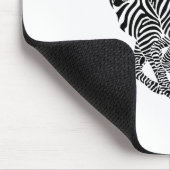 Abstrakte Zebras Mutter und Kind Mousepad (Ecke)