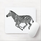 Abstrakte Zebras Mutter und Kind Mousepad (Mit Mouse)