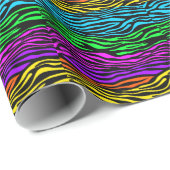 abstrakte Zebrastreifen Geschenkpapier (Rolleneckpunkt)