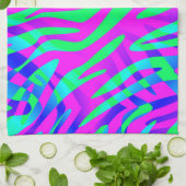 Abstrakte Zebrastreifen im Wilden Handtuch (Gefaltet)