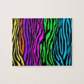 abstrakte Zebrastreifen Puzzle (Horizontal)