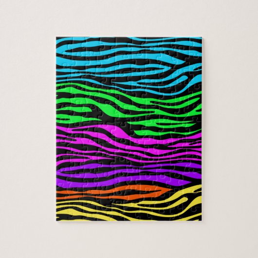 abstrakte Zebrastreifen Puzzle (Vertikal)
