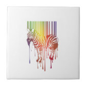 abstrakte Zebrazide Fliese (Vorderseite)