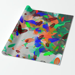 Abstrakte Zeichnung Textur mit chaotischer realer Geschenkpapier