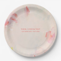 Abstrakte Zeichnung von Rosa und Korallen