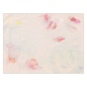 Abstrakte Zeichnung von Rosa und Korallen Tischdecke (Vorderseite (Horizontal))