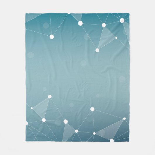Abstrakte Zeile Fleecedecke (Vorderseite)