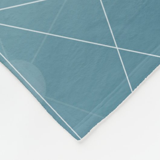 Abstrakte Zeile Fleecedecke (Ecke)