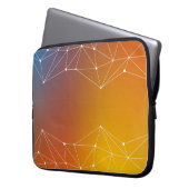 Abstrakte Zeile Laptopschutzhülle (Vorderseite Links)