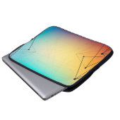 Abstrakte Zeile Laptopschutzhülle (Vorne Knopf)