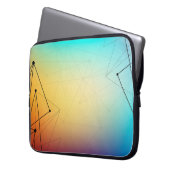 Abstrakte Zeile Laptopschutzhülle (Vorderseite Links)