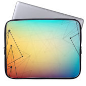 Abstrakte Zeile Laptopschutzhülle (Vorderseite)