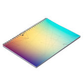 Abstrakte Zeile Notizblock (Linke Seite)