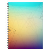 Abstrakte Zeile Notizblock (Vorderseite)