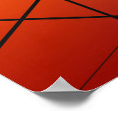 Abstrakte Zeile Poster (Ecke)