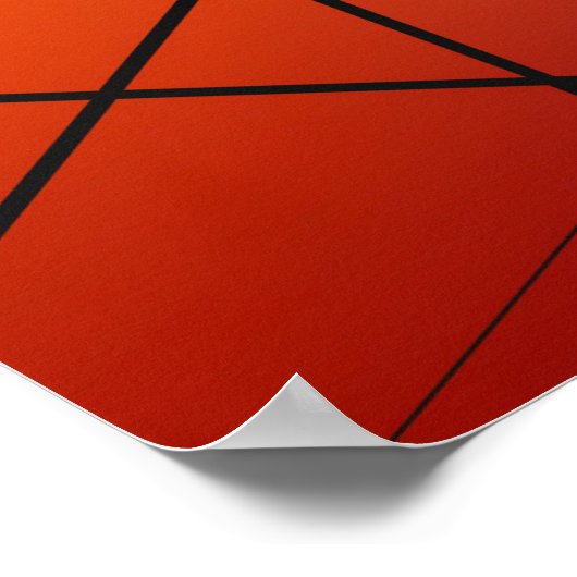 Abstrakte Zeile Poster (Ecke)