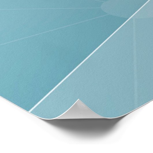 Abstrakte Zeile Poster (Ecke)