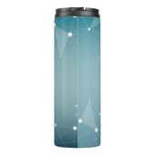 Abstrakte Zeile Thermosbecher (Rückseite)