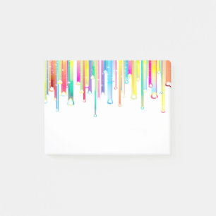 Abstrakte Zeilen Nachhinweise Post-it Klebezettel