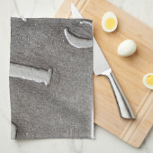 Abstrakte Zeit Geschirrtuch (Viertel Falte)