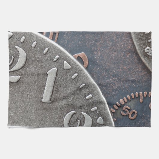 Abstrakte Zeit Geschirrtuch (Horizontal)