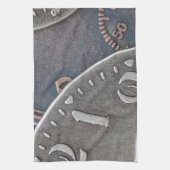Abstrakte Zeit Geschirrtuch (Vertikal)