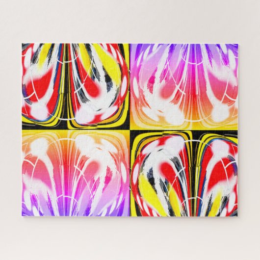 Abstrakte Zeit- und Raumreise-Kunst Puzzle (Horizontal)