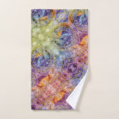 Abstrakte Zeitastrologie Badhandtuch Set (Handtuch)