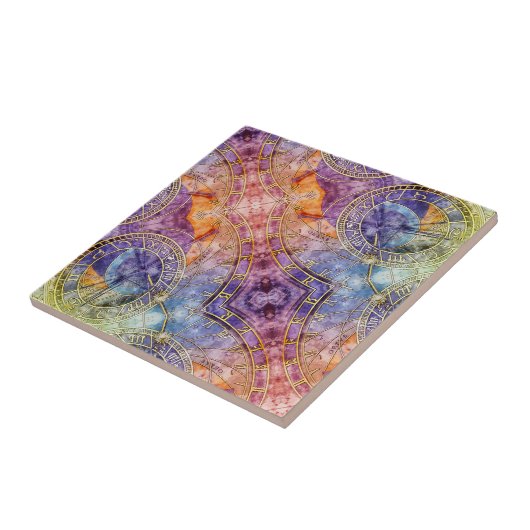 Abstrakte Zeitastrologie Fliese (Seite)